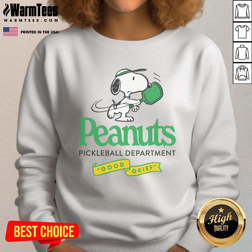 Cute Peanuts Pickleball Department Comfort Colors T-Shirt - Image 5