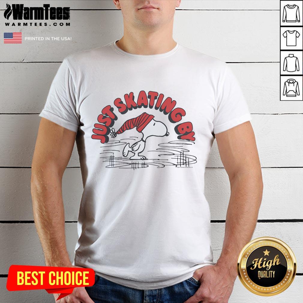 Cute Peanuts Snoopy Just Skating T-Shirt