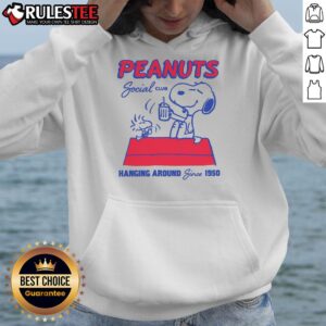 Alternative view of Cute Peanuts Social Club Hanging Around Since 1950 T-Shirt
