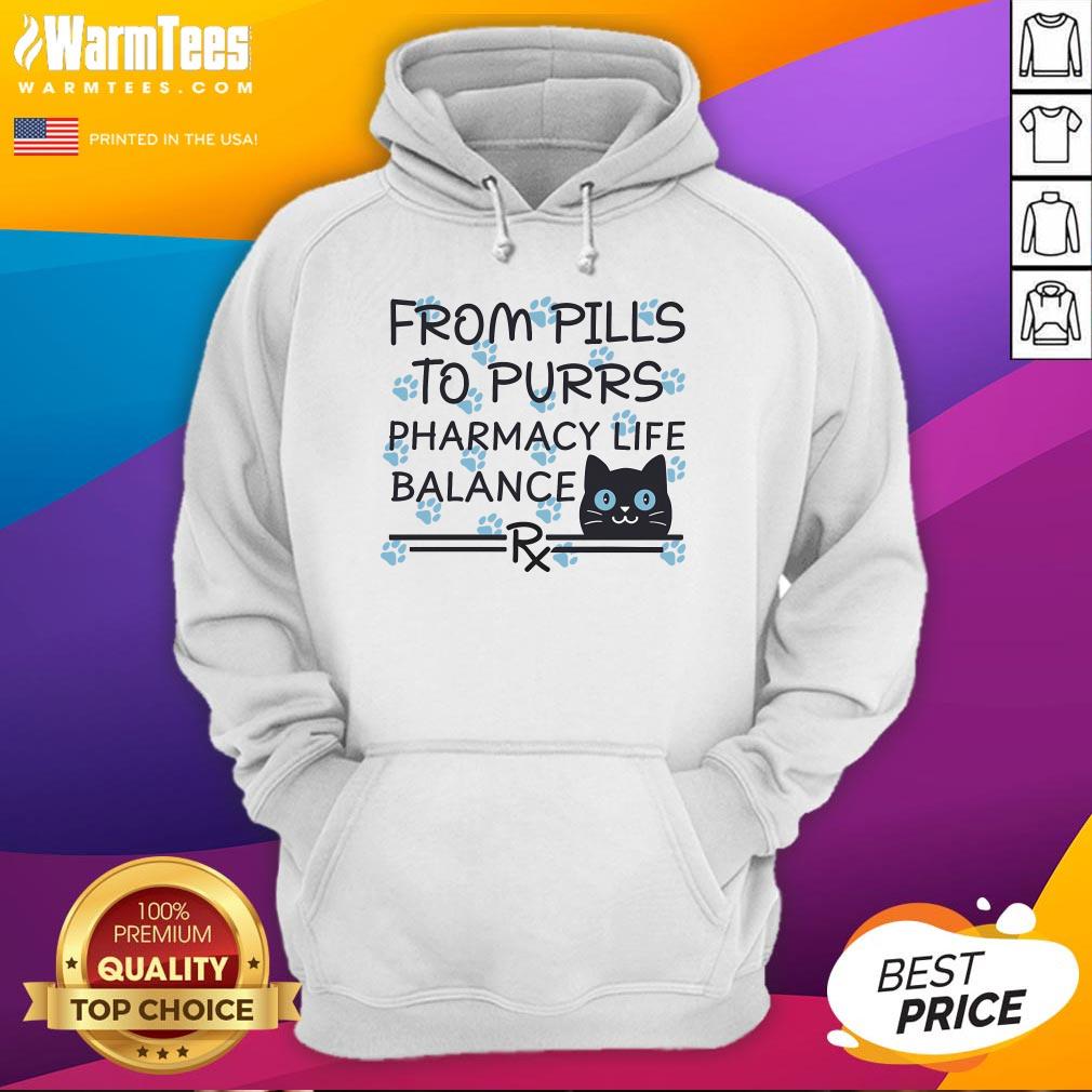 Cute Pharmacy Cat From Pills To Purrs T-Shirt - Image 3