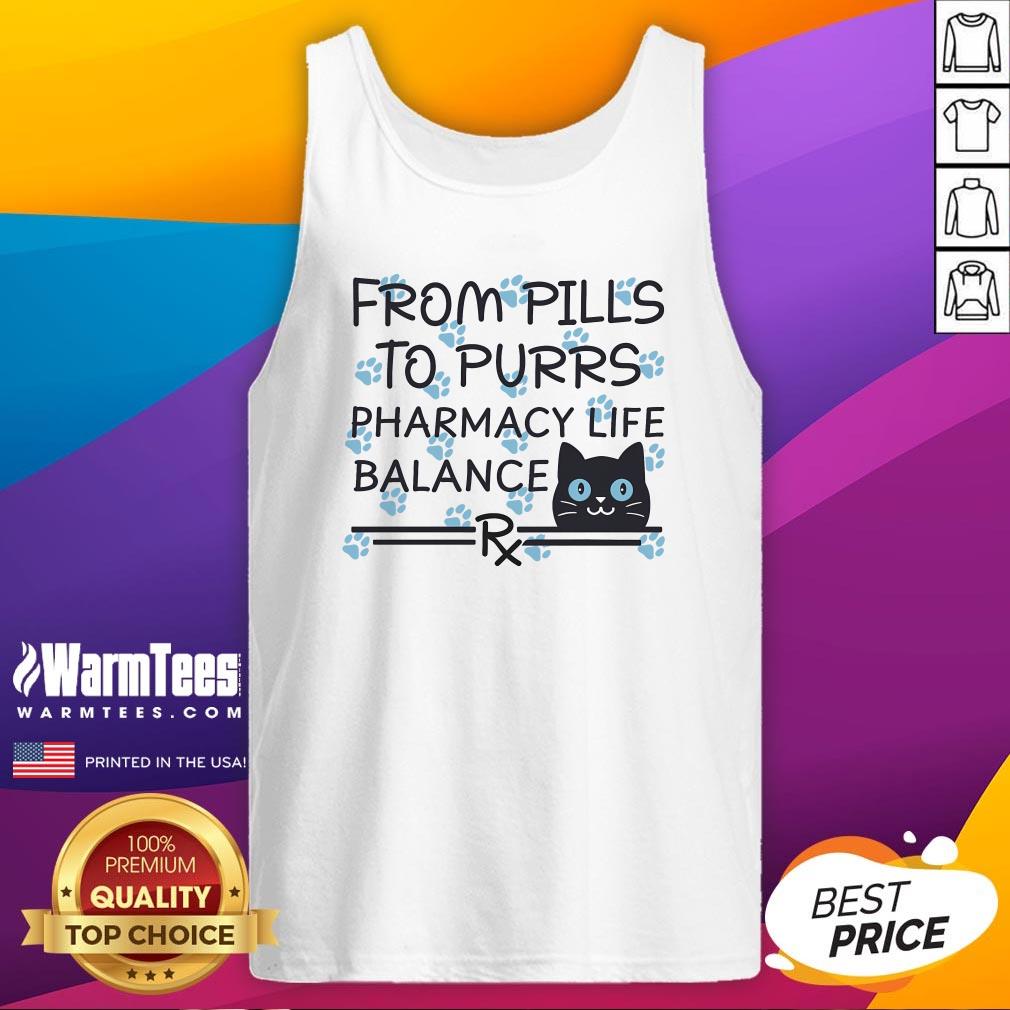 Cute Pharmacy Cat From Pills To Purrs T-Shirt - Image 5