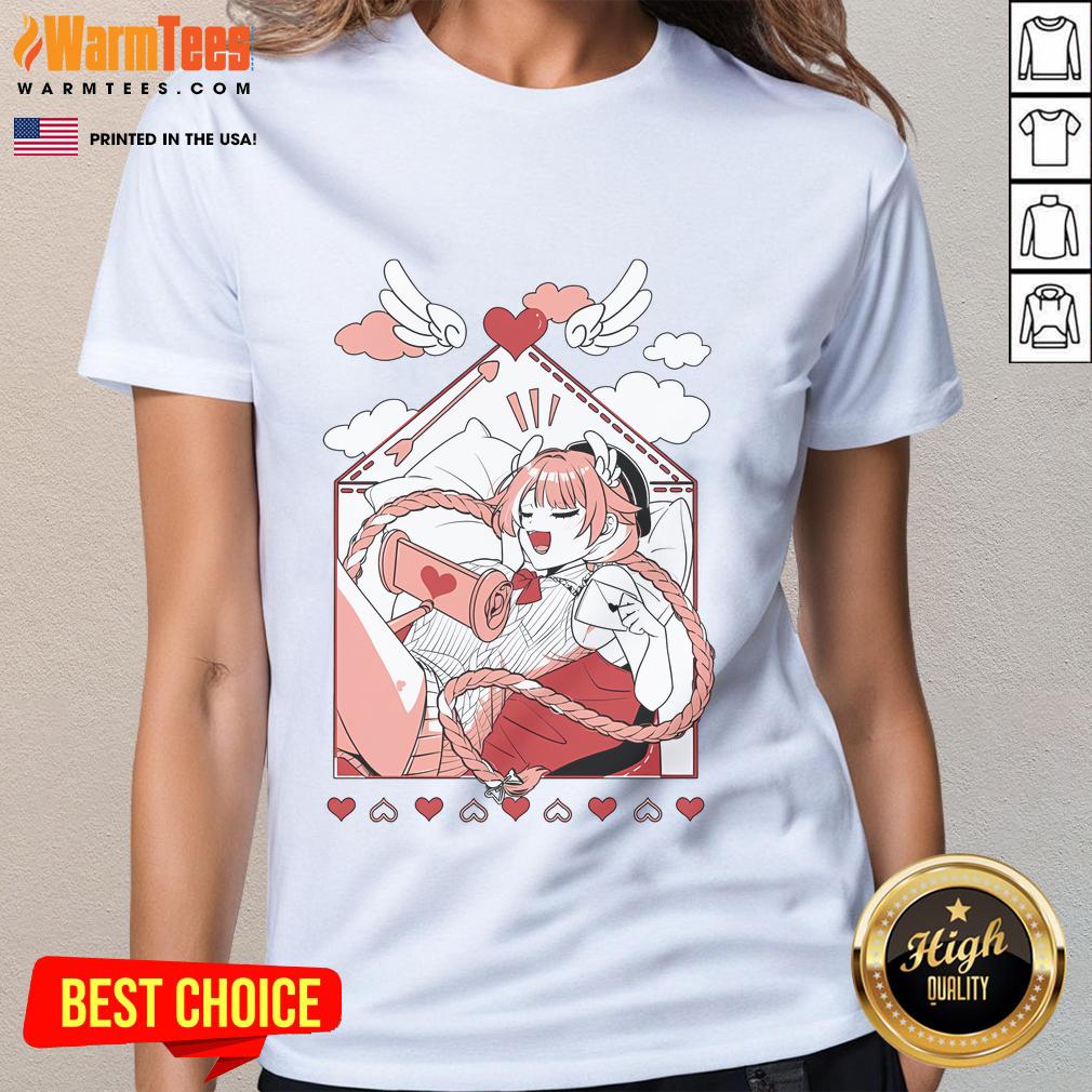 Cute Pillowdear Vtuber Love Letter T-Shirt - Image 3