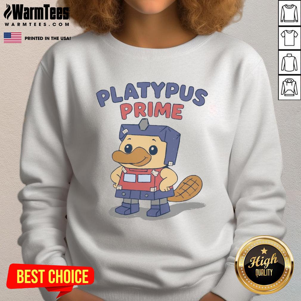 Cute Platypus Prime Funny T-Shirt - Image 5