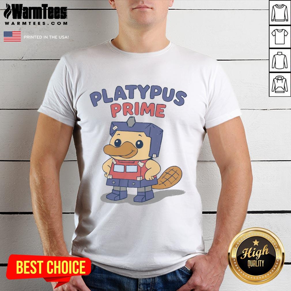 Cute Platypus Prime Funny T-Shirt