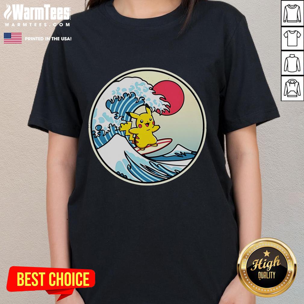 Cute Pokémon Pikachu Thunder Wave Cute T-Shirt - Image 3