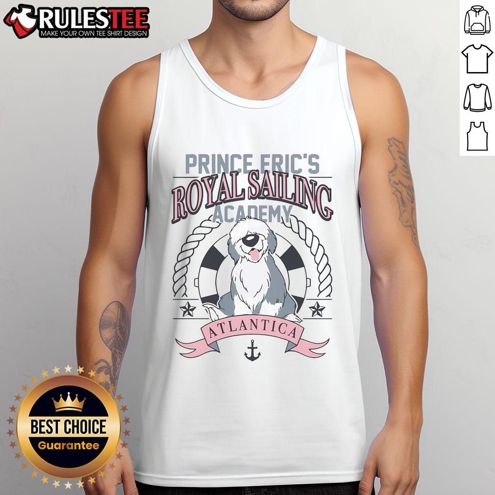 Cute Prince Eric's Royal Sailing Academy The Little Mermaid T-Shirt - Image 4