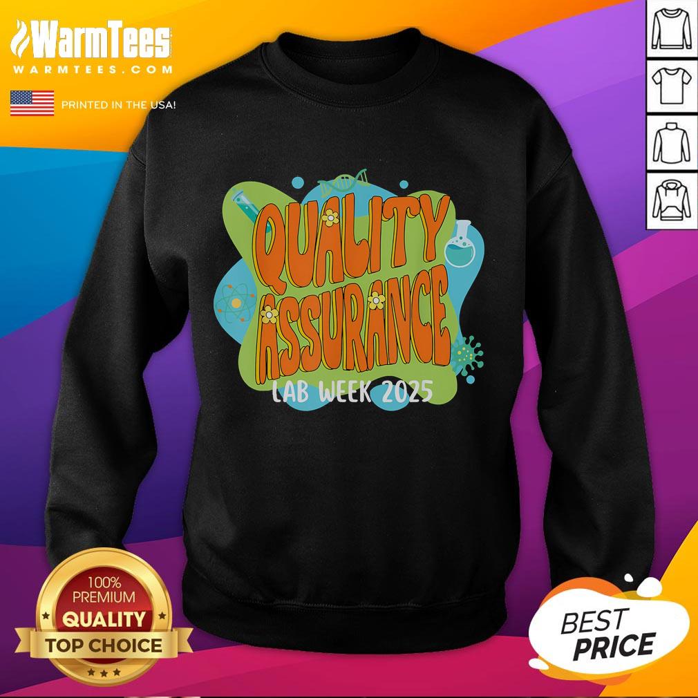 Cute Quality Assurance Lab Scientist Retro Lab Week 2025 T-Shirt - Image 5