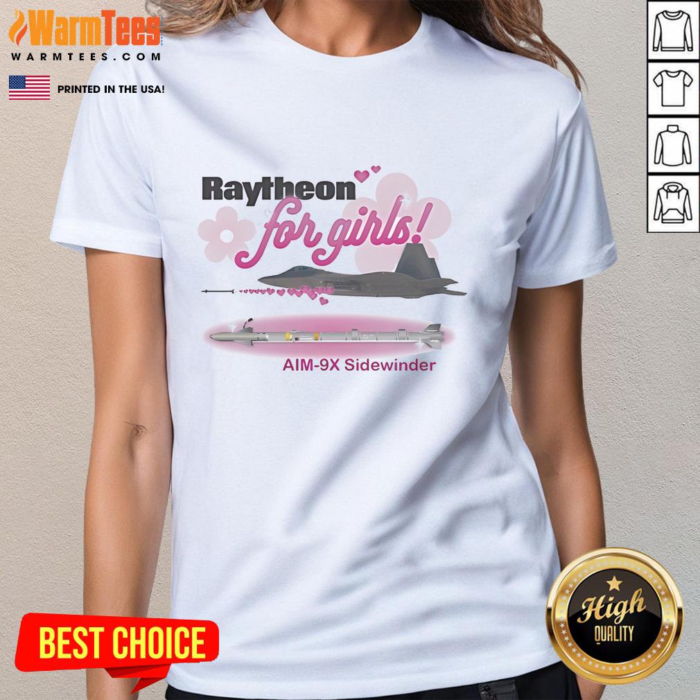 Cute Raytheon For Girls Aim 9x Sidewinder T-Shirt - Image 3