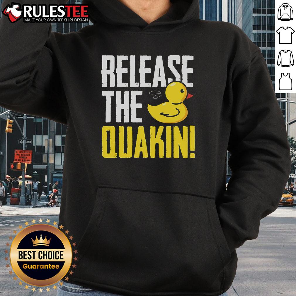 Cute Release The Quackin Rubber Duck T-Shirt - Image 2