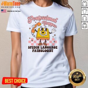 Alternative view of Cute Retro Professional Yapper Speech Language Pathologist Slp T-Shirt