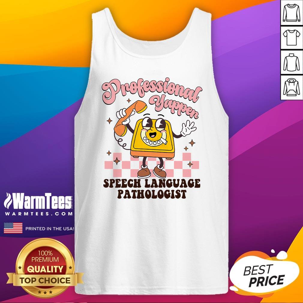 Cute Retro Professional Yapper Speech Language Pathologist Slp T-Shirt - Image 5