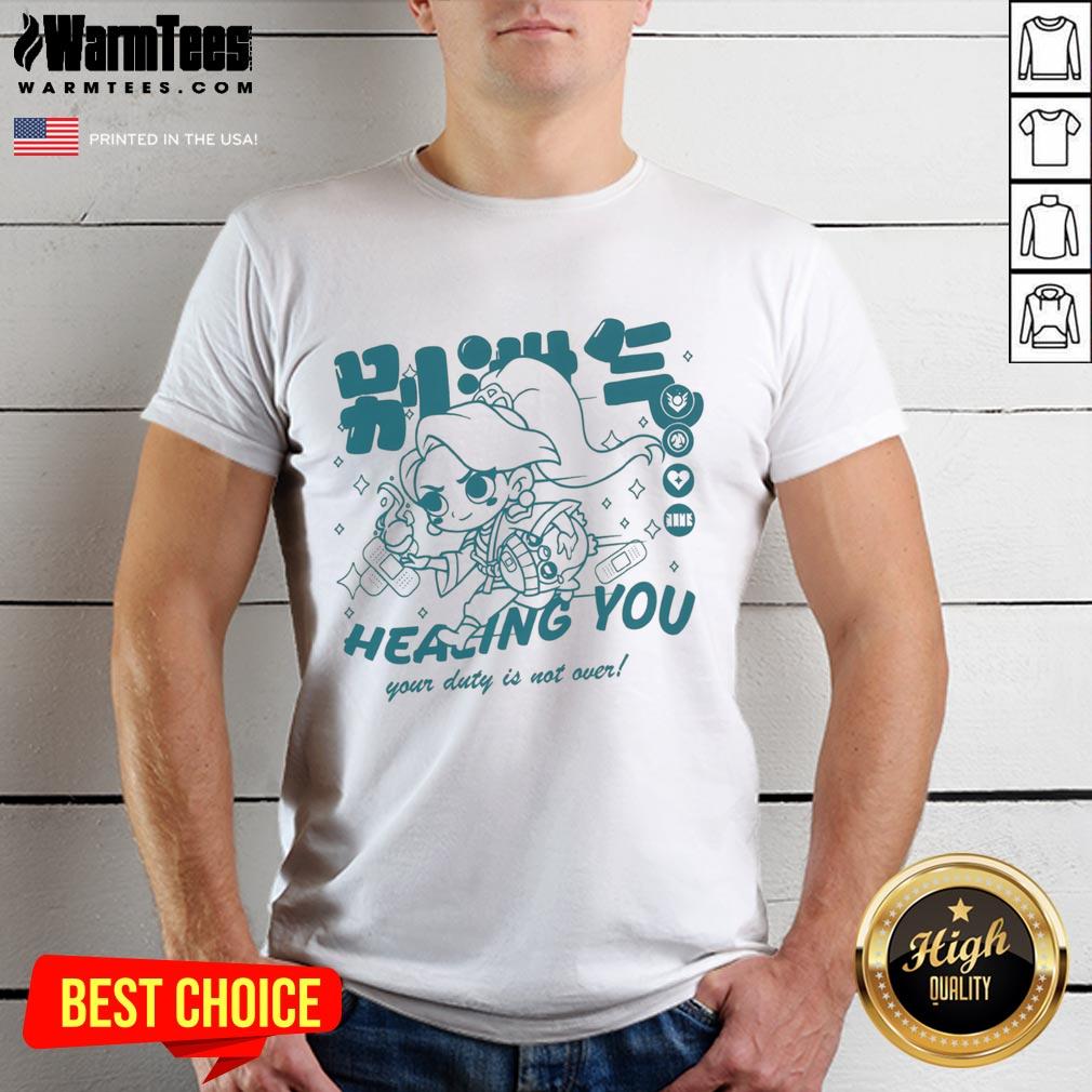 Cute Riot Games Merch Sage Chibi Valorant Heeling You Your Duty Is Not Over T-Shirt