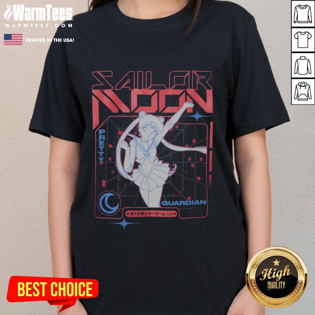 Cute Sailor Moon Pretty Guardian S Vaporwave T-Shirt - Image 3