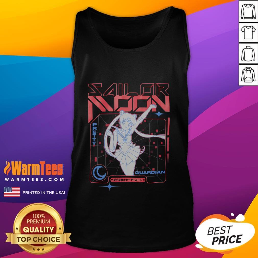 Cute Sailor Moon Pretty Guardian S Vaporwave T-Shirt - Image 4