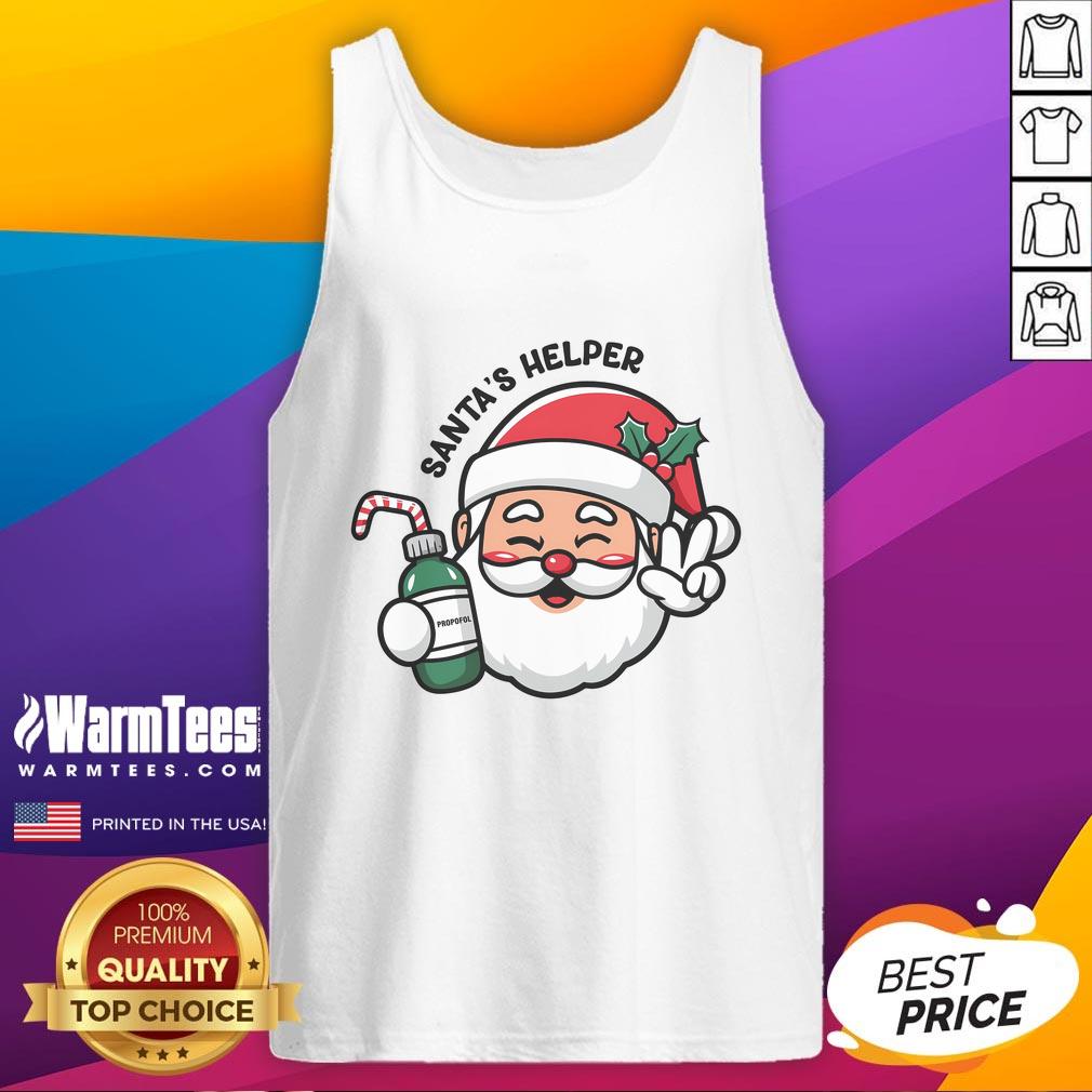 Cute Santa's Helper Christmas Holiday Xmas T-Shirt - Image 4