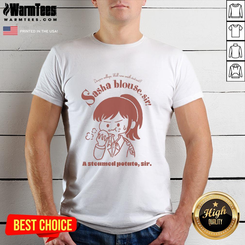 Cute Sasha Blouse Sir A Steamed Potato Sir Attack On Titan T-Shirt