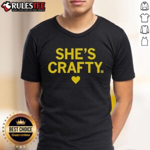 Cute She's Crafty Heart T-Shirt