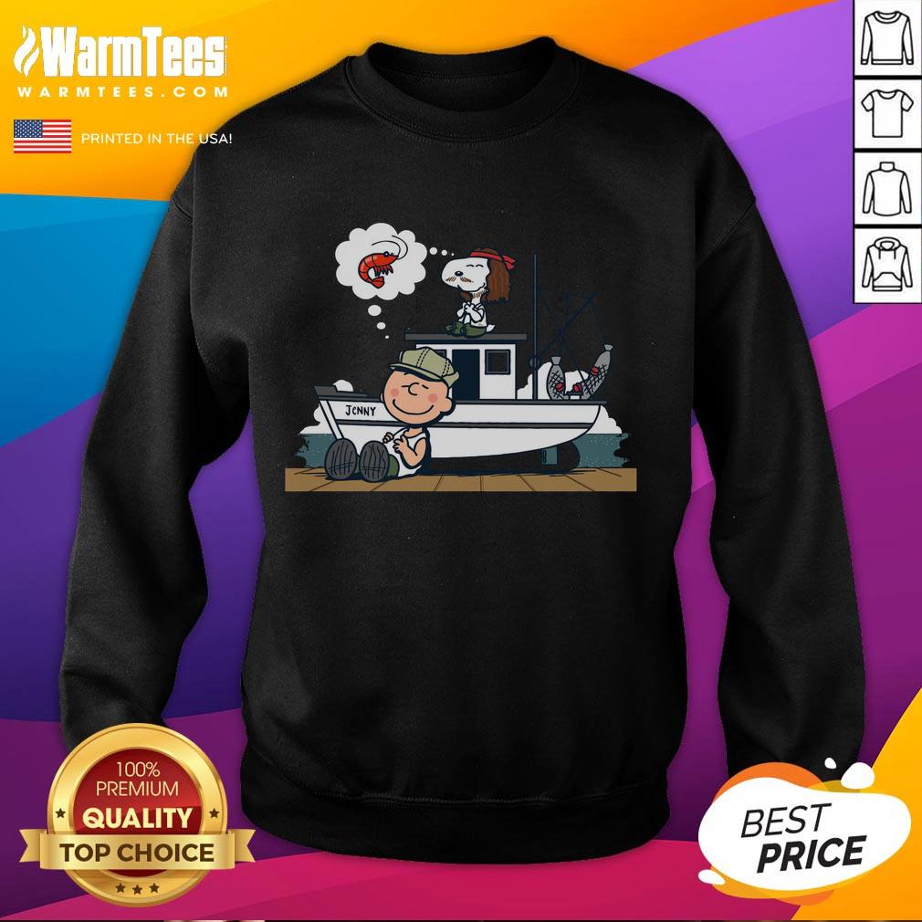 Cute Shrimp Nuts Peanuts Snoopy T-Shirt - Image 5