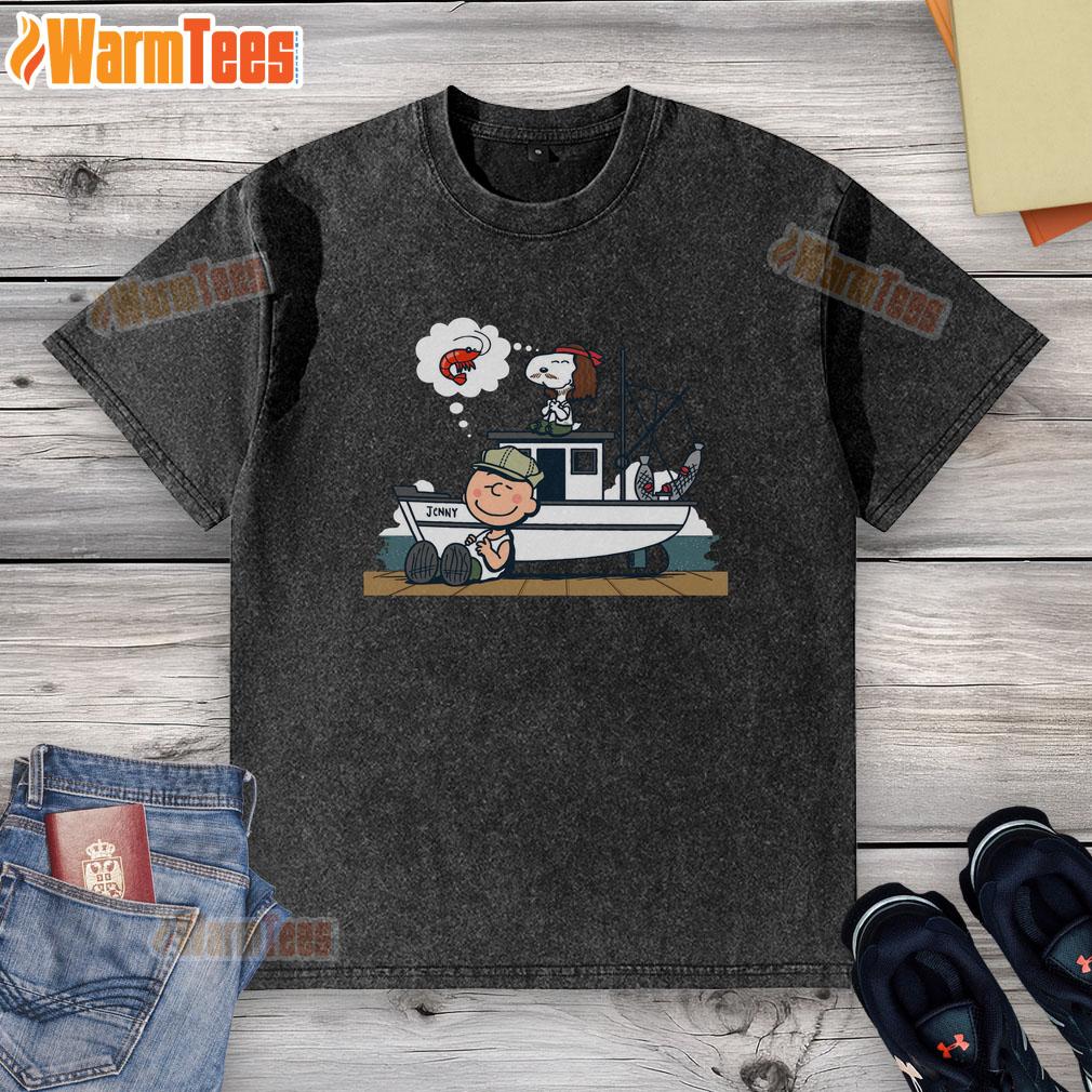 Cute Shrimp Nuts Peanuts Snoopy T-Shirt - Image 6