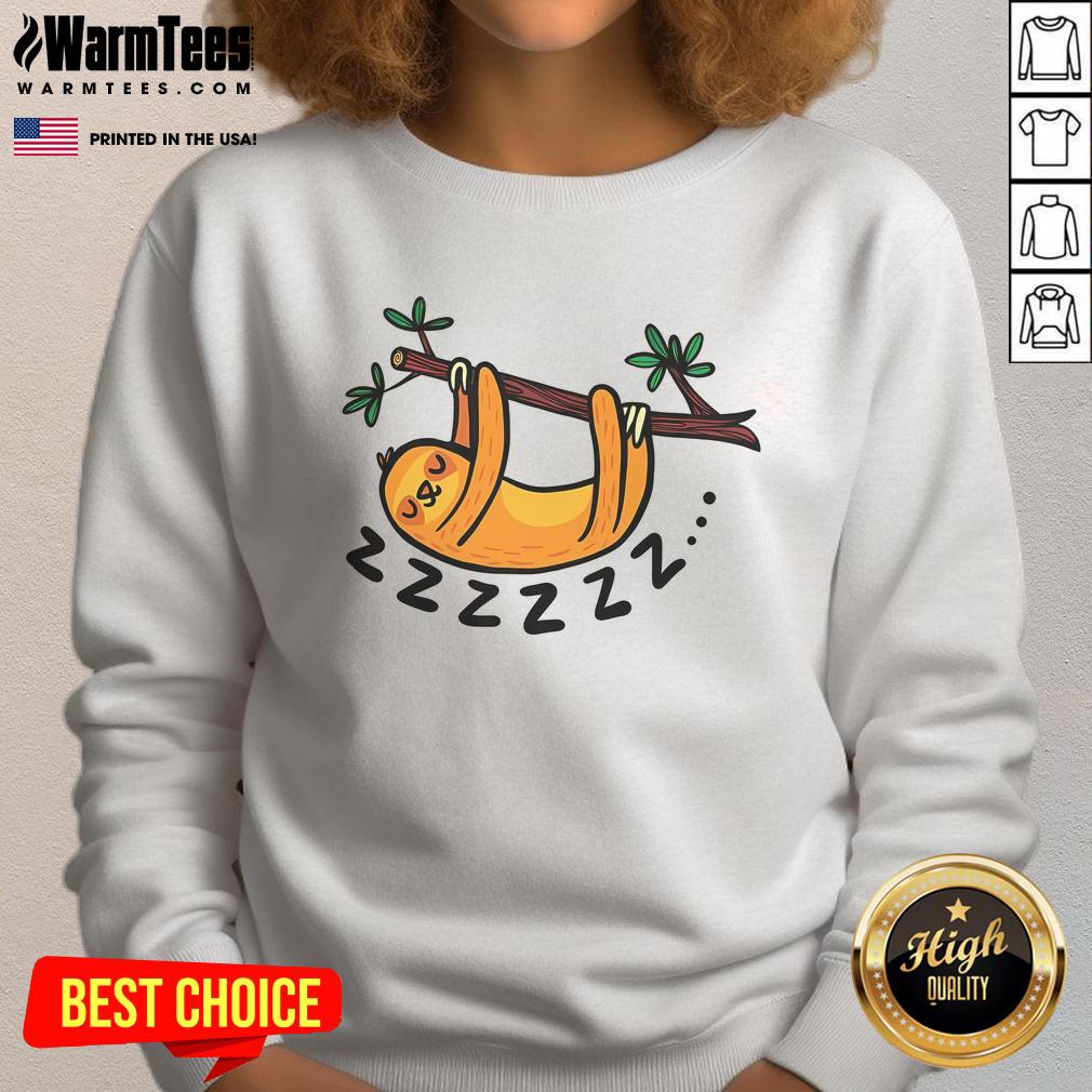 Cute Sleep Like A Sloth T-Shirt - Image 5