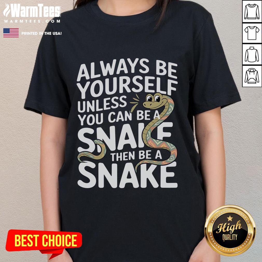 Cute Snake Vintage Funny Saying Snakes Lover Sarcastic Jokes T-Shirt - Image 3