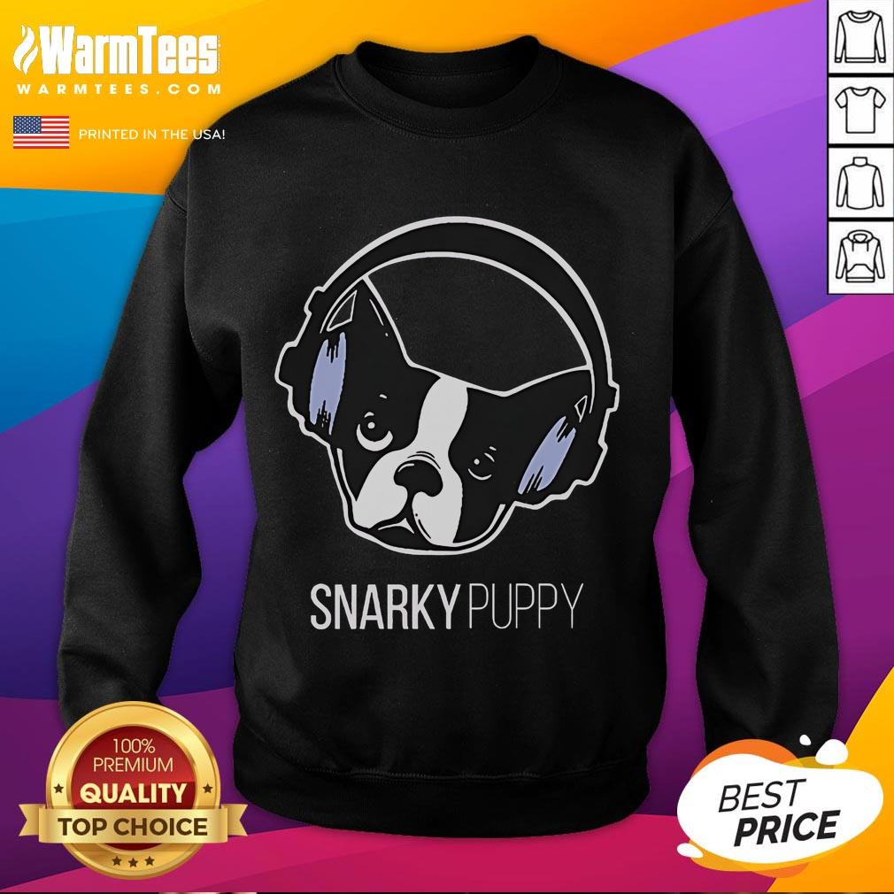Cute Snarky Puppy Dog Logo T-Shirt - Image 5