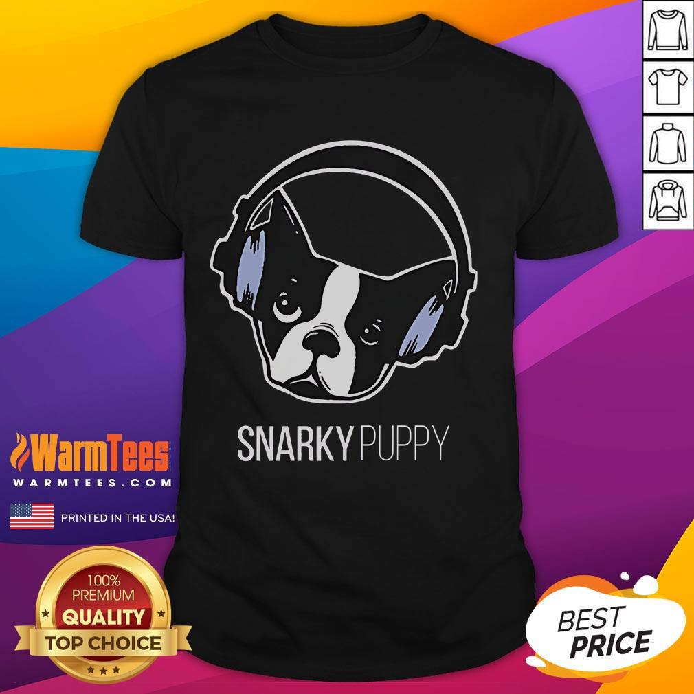 Cute Snarky Puppy Dog Logo T-Shirt
