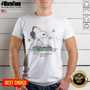 Cute Snoopy DJ Full Frequency Sound T-Shirt