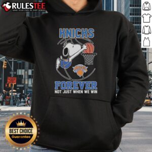 Alternative view of Cute Snoopy Dunk New York Knicks Forever Not Just When We Win T-Shirt