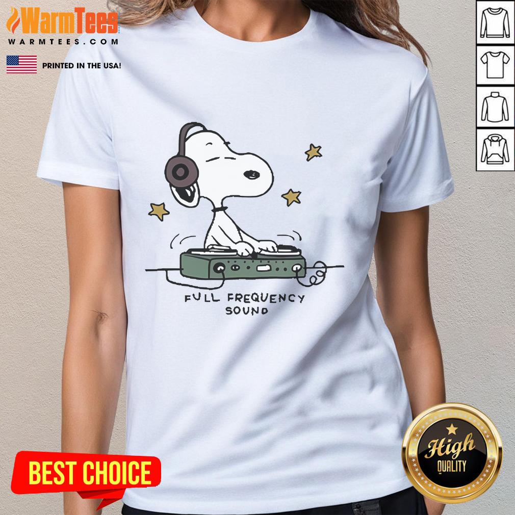 Cute Snoopy Full Frequency Sound T-Shirt - Image 3