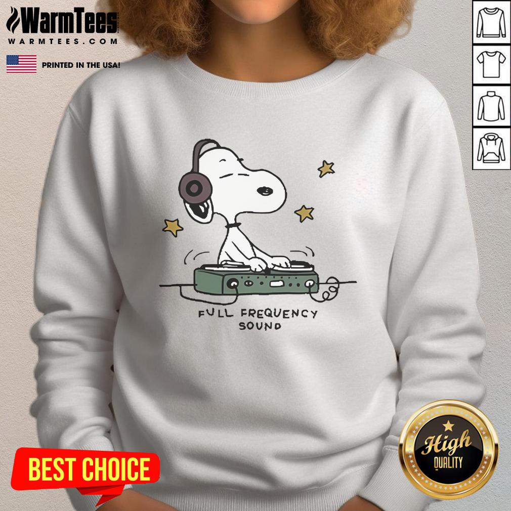 Cute Snoopy Full Frequency Sound T-Shirt - Image 5