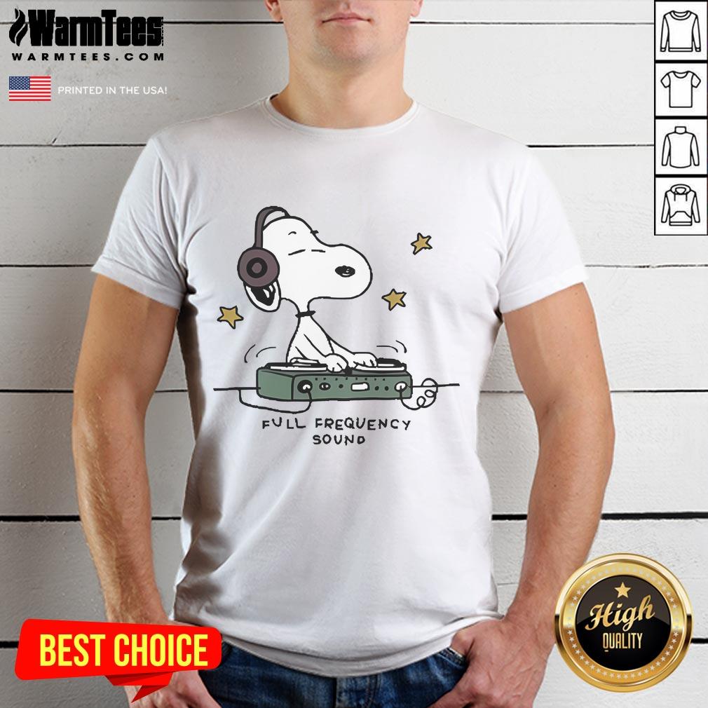 Cute Snoopy Full Frequency Sound T-Shirt