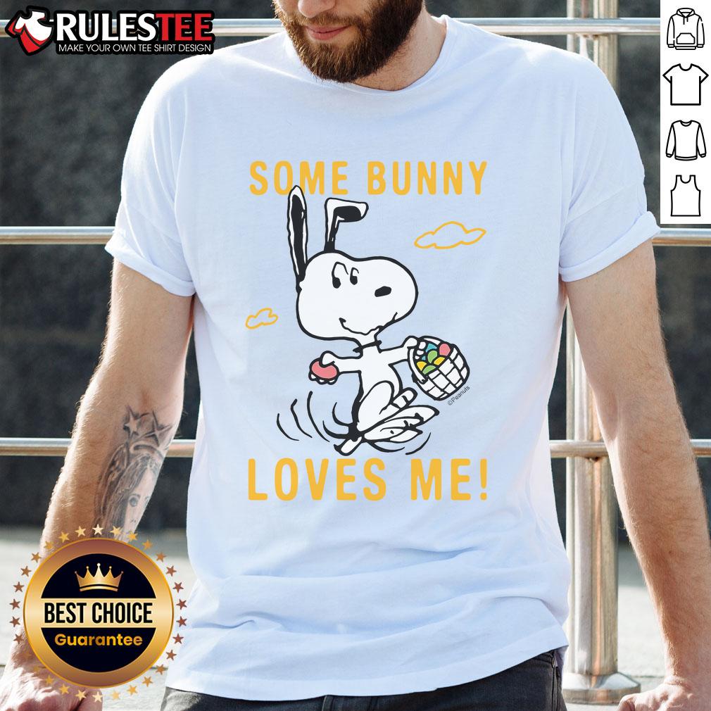Cute Snoopy Peanuts Some Bunny Loves Me T-Shirt