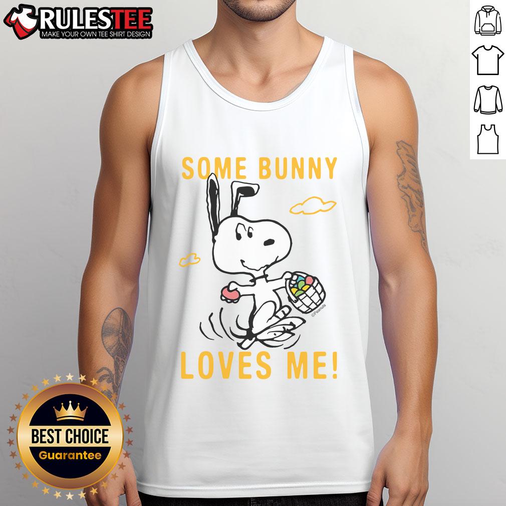 Cute Snoopy Peanuts Some Bunny Loves Me T-Shirt - Image 4