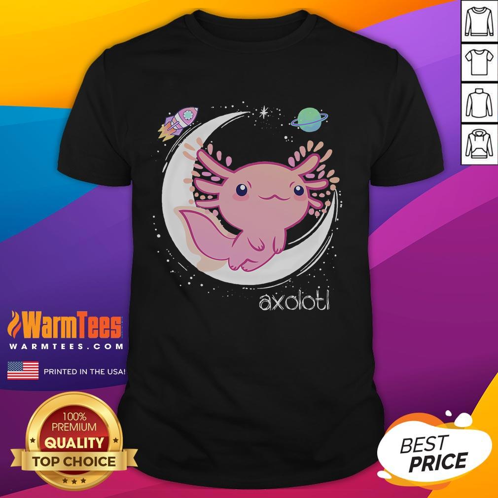 Cute Space Axolotl Kawaii Pastel Goth Japan Anime Comic T-Shirt