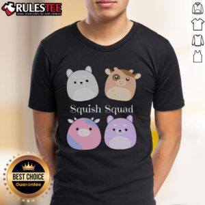 Cute Squish Squad Stuffed Animal Mallow Plush Collector Soft Toy T-Shirt