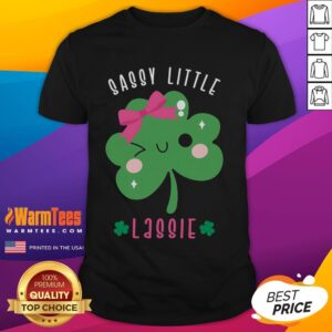 Cute St Patrick's Day Sassy Little Lassie T-Shirt