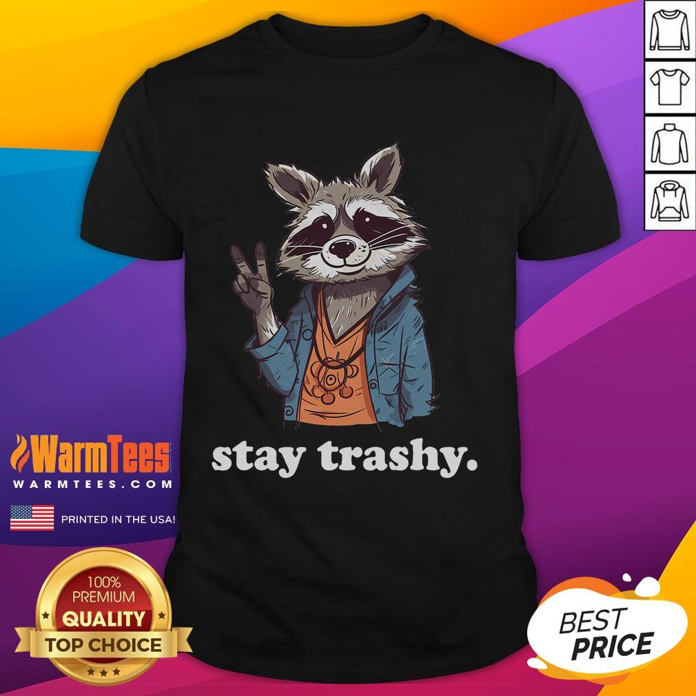 Cute Stay Trashy Raccoon Trash Panda T-Shirt