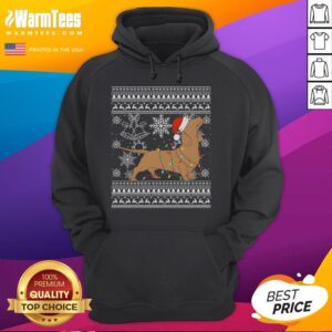 Alternative view of Cute Teckel Christmas Dachshund Dog T-Shirt