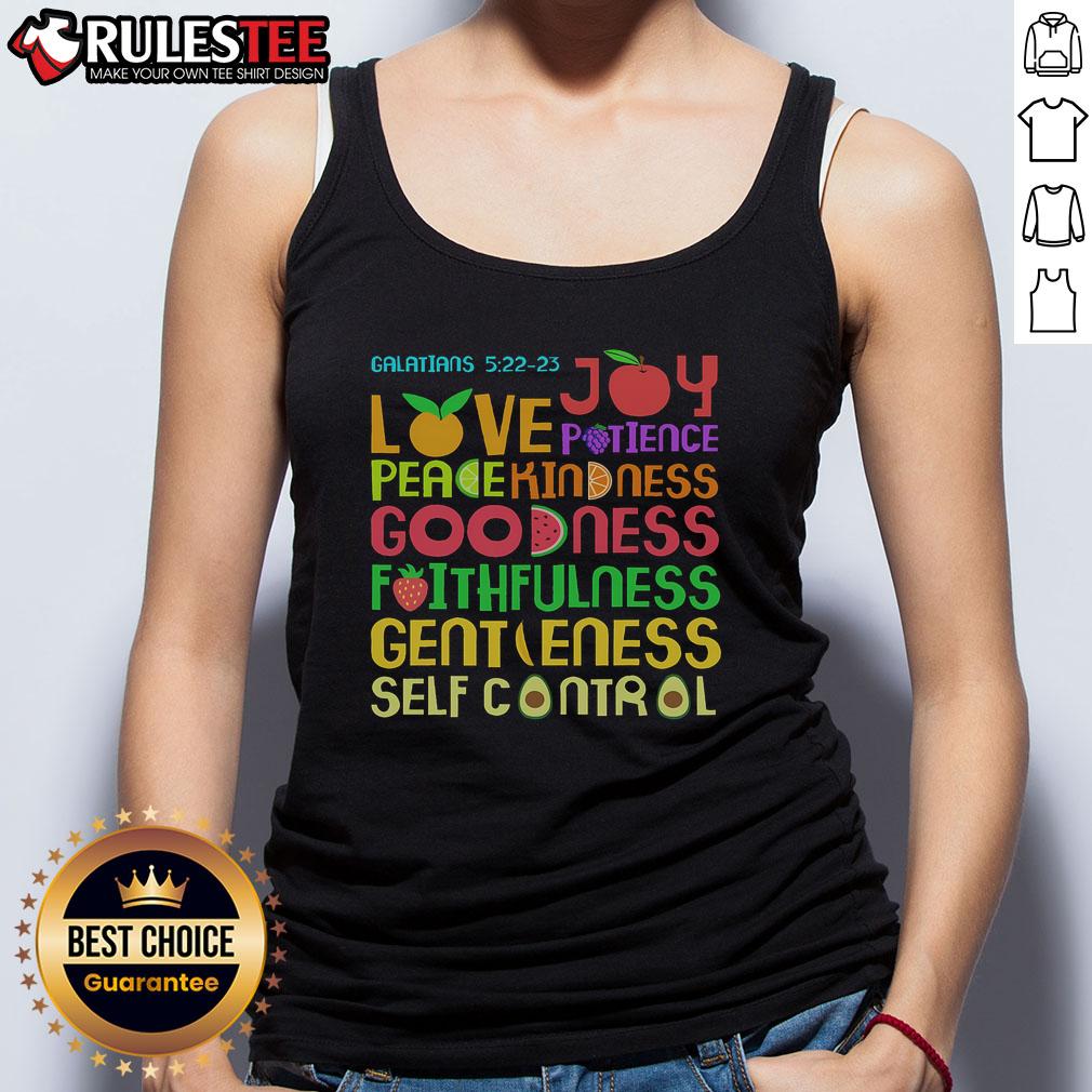 Cute The Fruit Of The Spirit Christian Bible Verse T-Shirt - Image 4