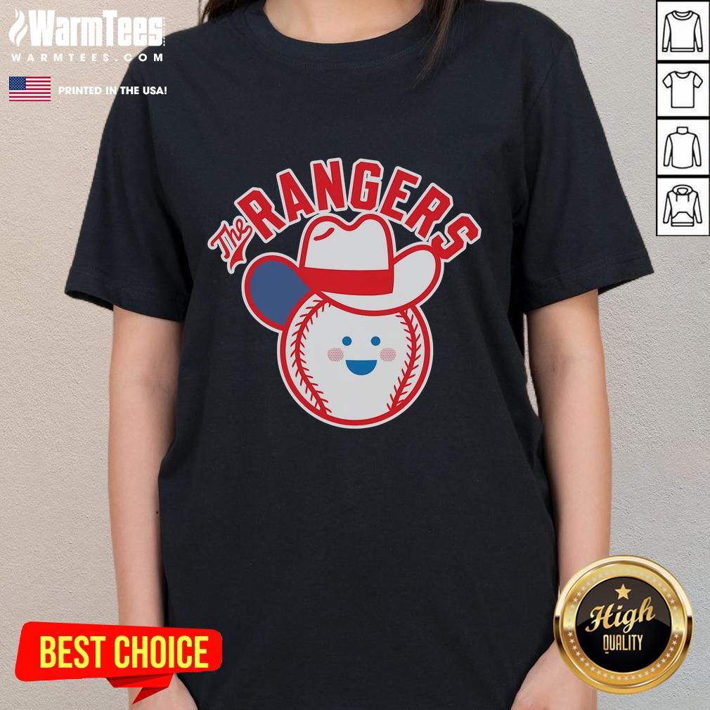 Cute The Rangers Baseball Cowboy T-Shirt - Image 3