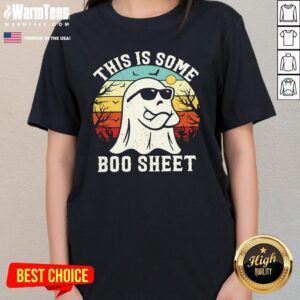 Alternative view of Cute This Is Some Boo Sheet Ghost Sunset T-Shirt