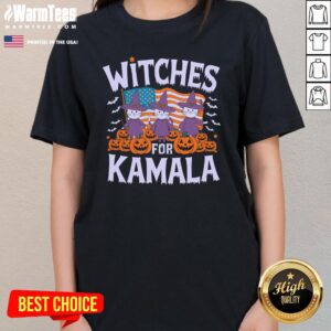 Alternative view of Cute Witches For Kamala Harris Halloween Cat T-Shirt