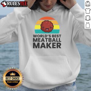 Alternative view of Cute World's Best Meatball Maker Sunset T-Shirt
