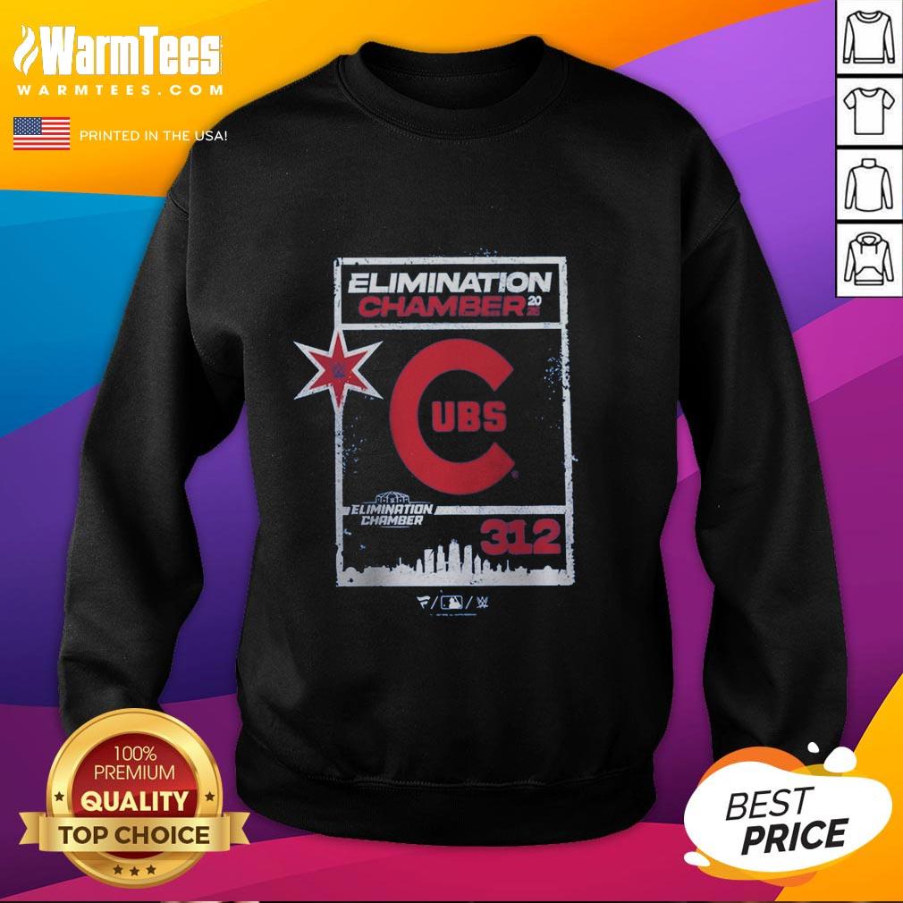 Cute Wwe X Chicago Cubs Elimination Chamber 2026 T-Shirt - Image 5