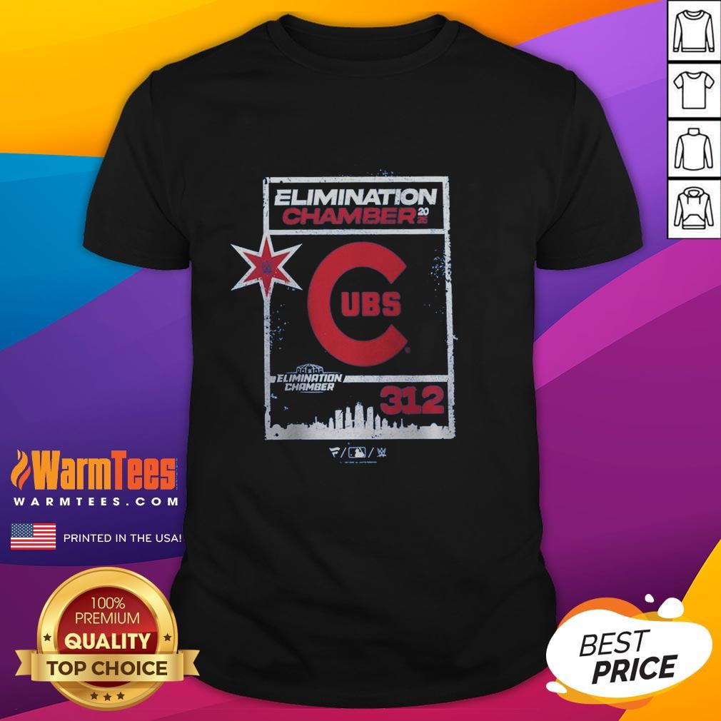 Cute Wwe X Chicago Cubs Elimination Chamber 2026 T-Shirt