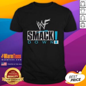 Cute Wwf Smackdown Professional Wrestling Logo T-Shirt
