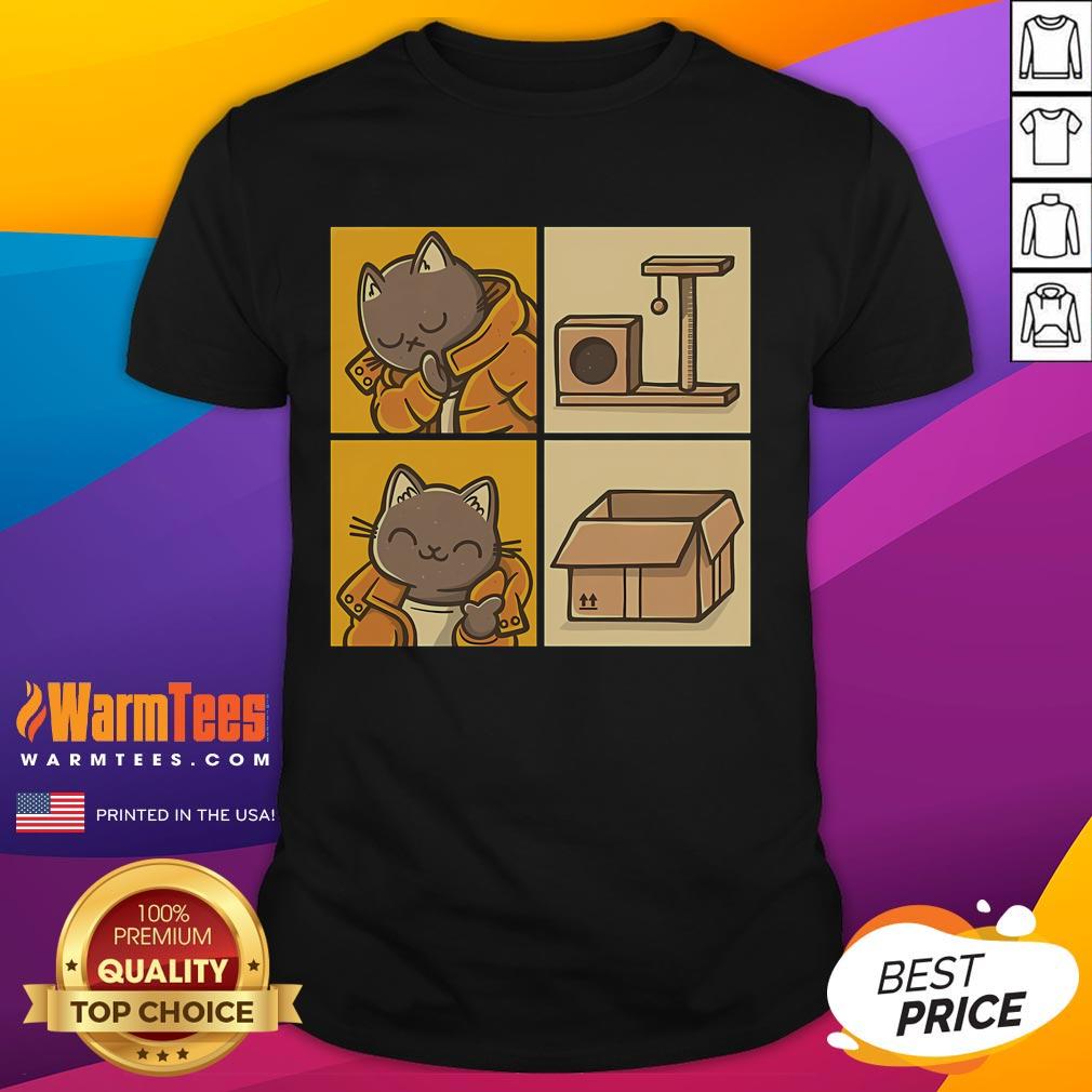Cute Yes No Meme Cat T-Shirt