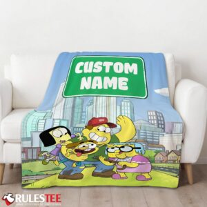 Alternative view of Disney Big City Greens Family Cartoon Blanket Fleece Customized Blanket