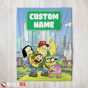 Disney Big City Greens Family Cartoon Blanket Fleece Customized Blanket
